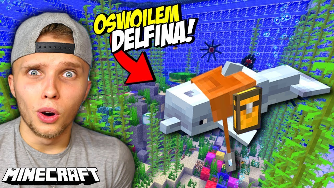 OSWOIŁEM DELFINA w Minecraft!