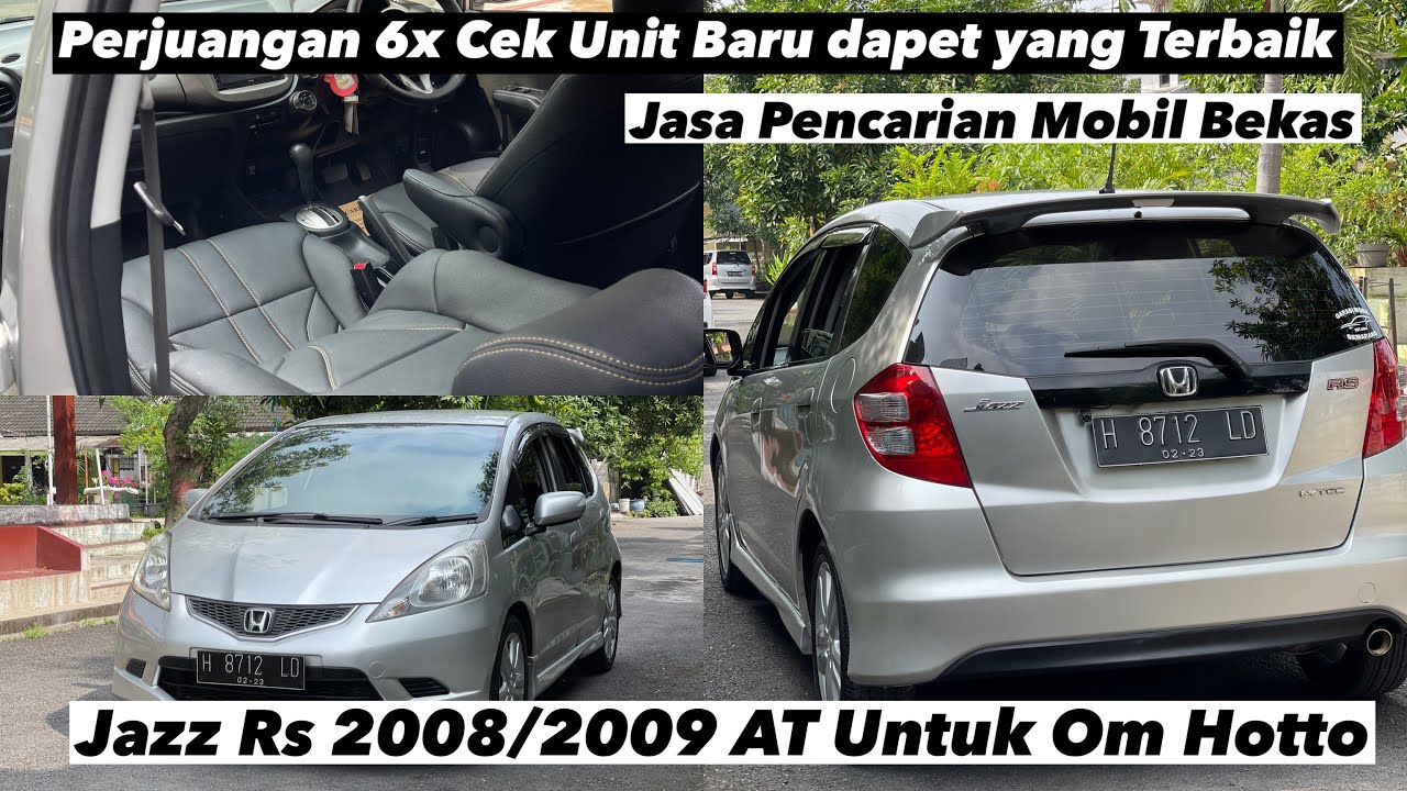 JAZZ RS 2008/2009 Matic 1 bulan lebih Cek 6x Jazz Membuahkan Hasil #JasaPencarianMobilBekas
