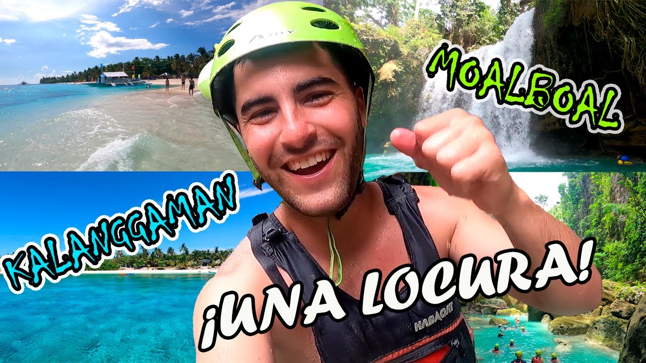 Voy al PARAISO, Kalanggaman island, y hago CANYONING en las KAWASAN FALLS, Filipinas 🇵🇭