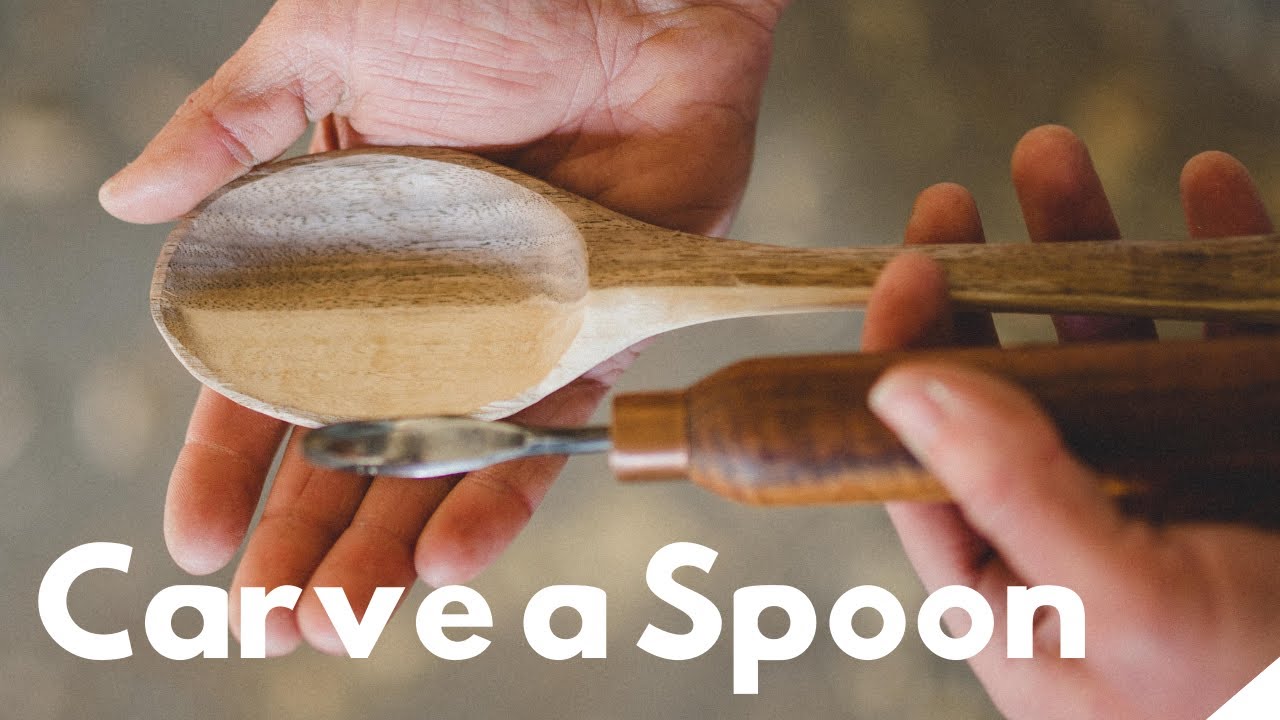 How To Carve a Spoon- Spokeshaves, Vises and Gouges // Woodworking