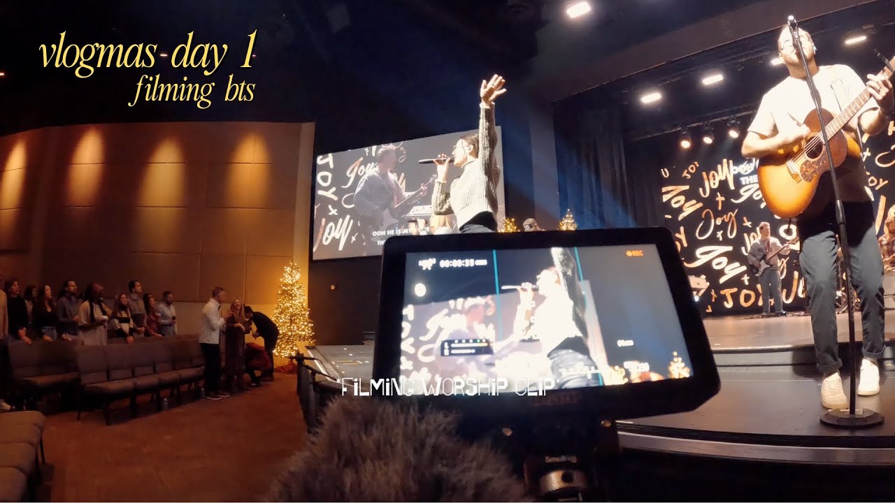 vlogmas day 1 - 2024 | filming bts