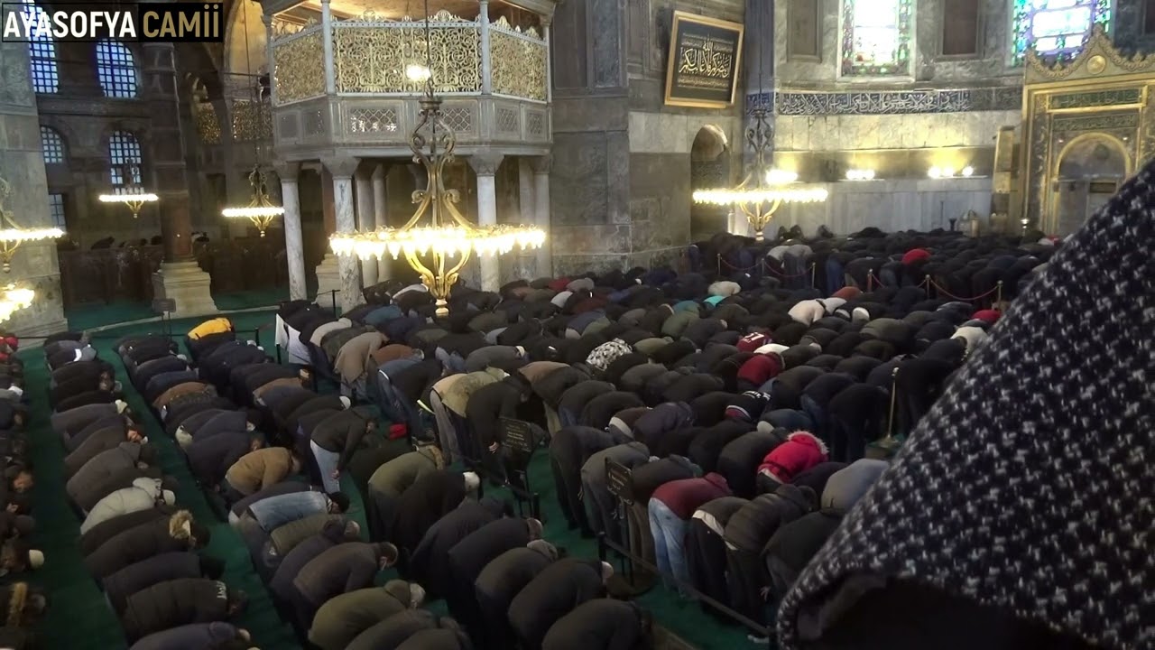 Ayasofya Camii Cuma Namazı (28.01.2022)