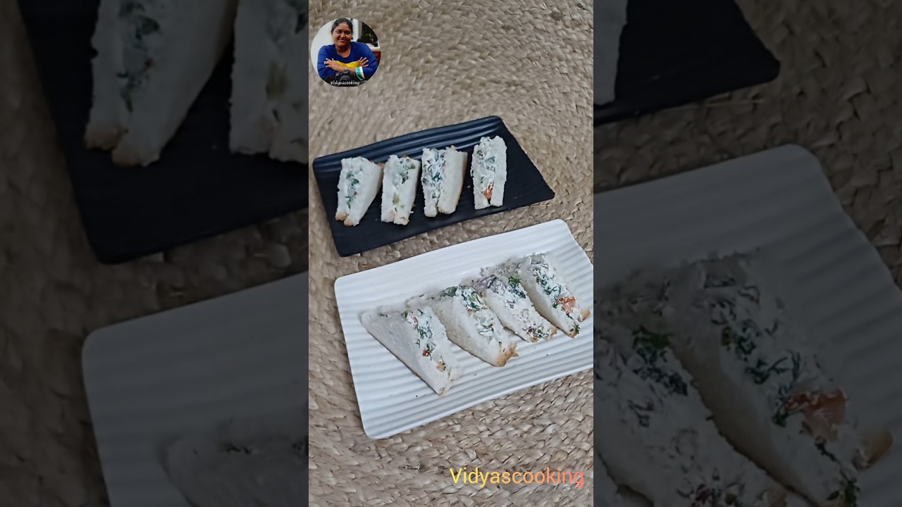 Creamy Yogurt Cucumber Sandwich Recipe #vidyascooking