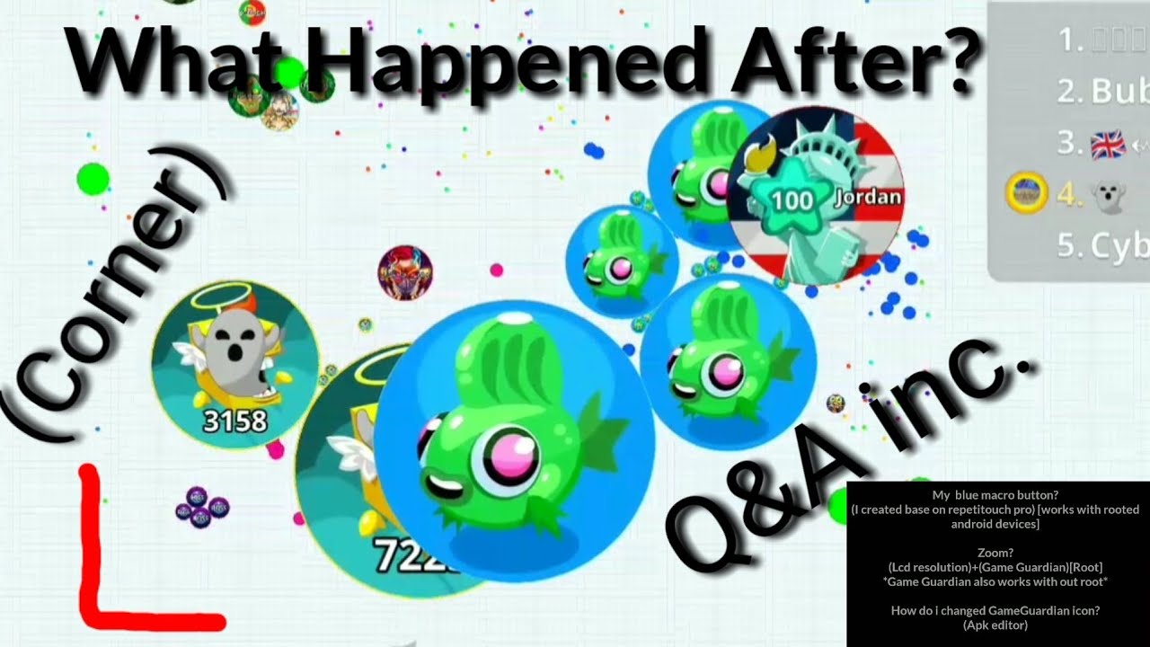 Agar.io Q&A,  Apps, Tools info.  Solo gameplay