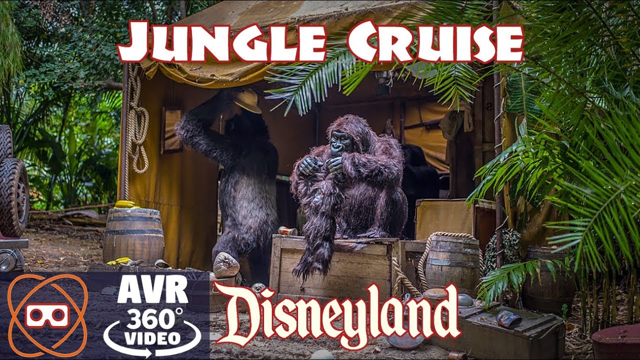[5k 360] Complete Jungle Cruise Ride in 360° - Disneyland, CA