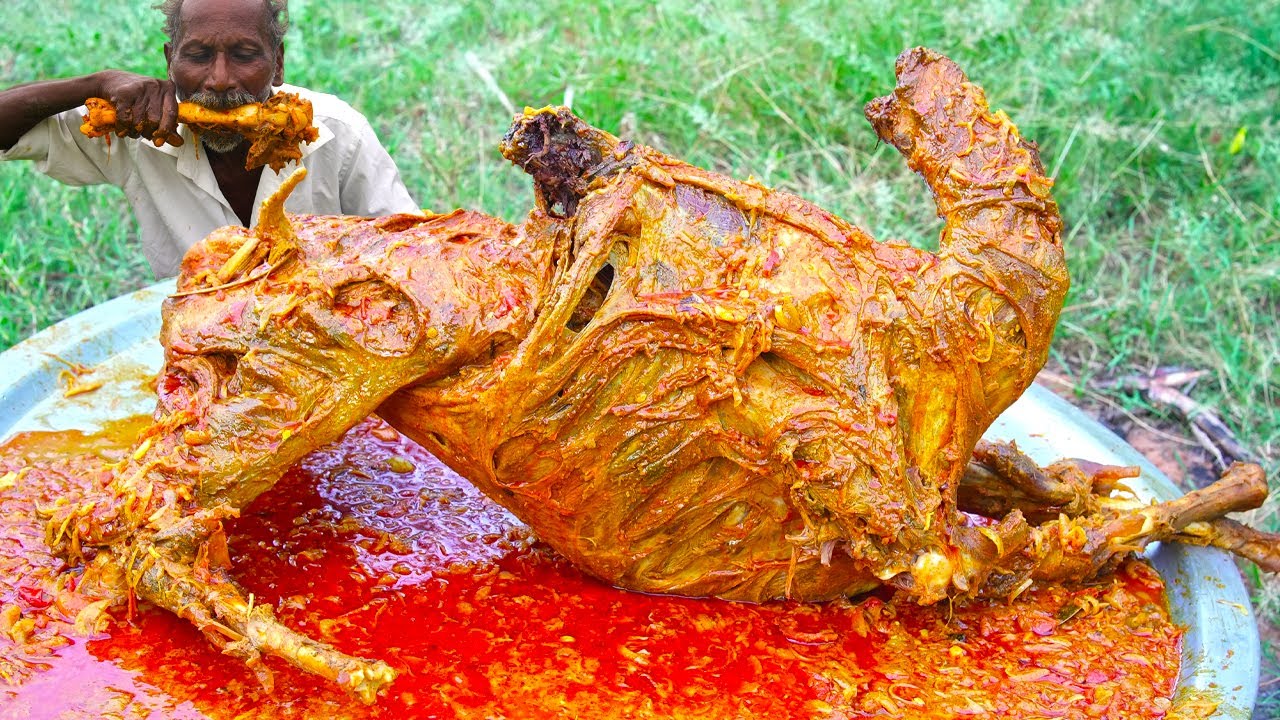 VILLAGE FAMOUS FULL GOAT CURRY | DELICIOUS MUTTON RECIPE FULL VIDEO