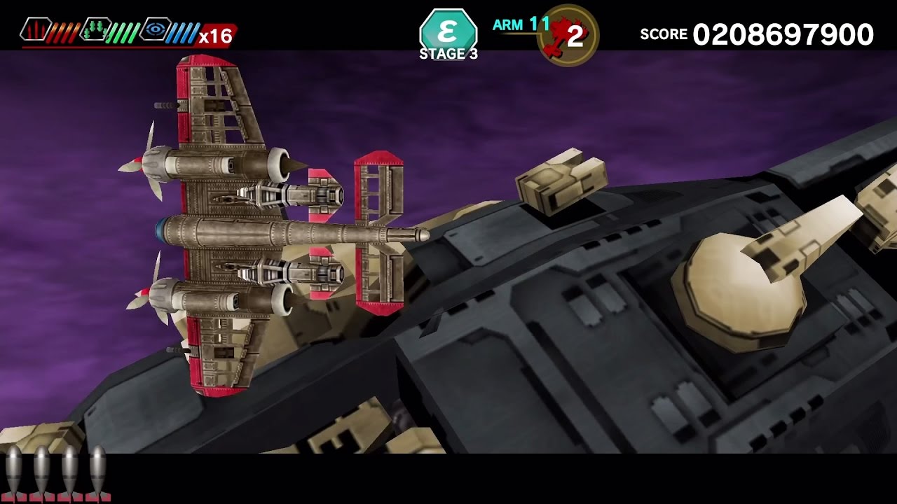 DLC「バトルガレッガ　STAGE３」　2.33億　ダライアスバーストCS　DLCモード