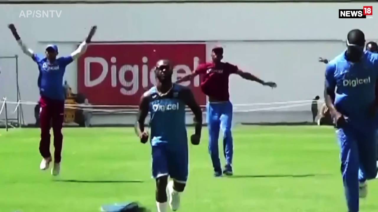 Indian Team Meet West Indies Legend Vivian Richards