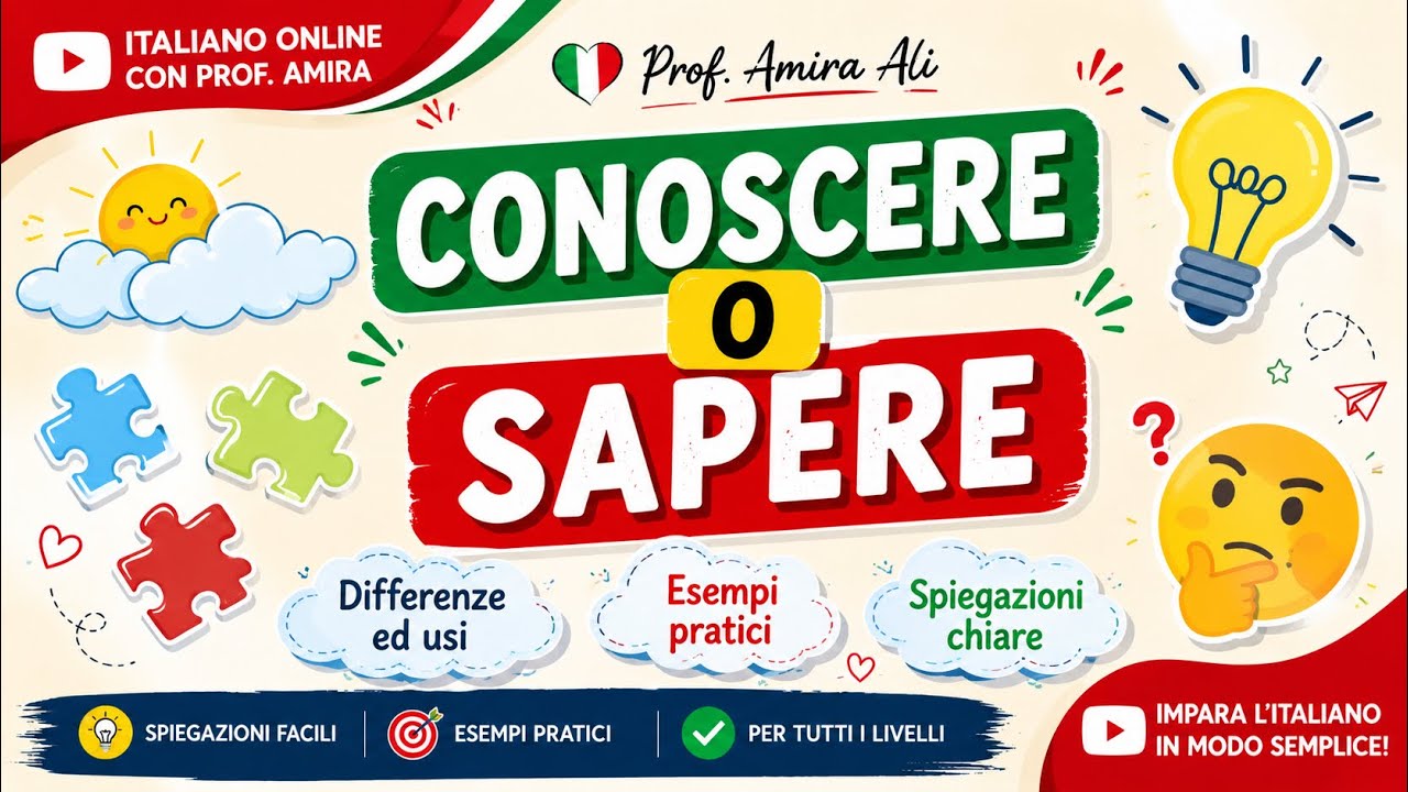 Sapere o conoscere? | Differenze ed esempi