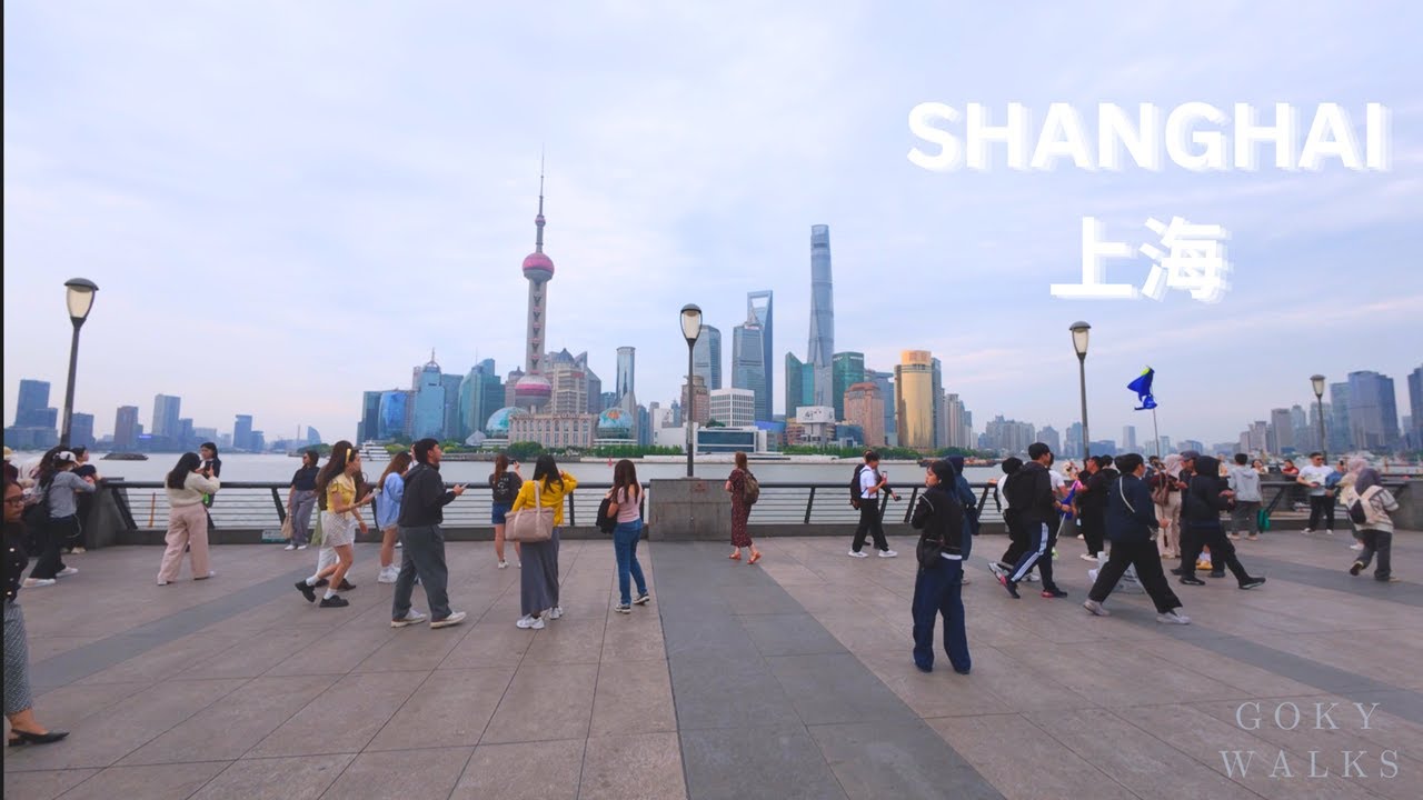 The Bund Walking Tour | Shanghai, China | 上海, 外滩-南京东路 | 4K