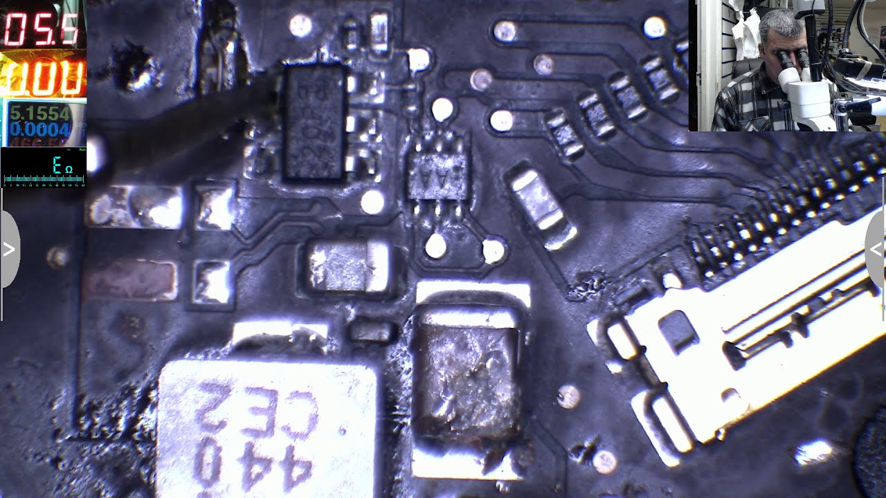 MacBook Air A1466 EMC2632 no backlight, board repair