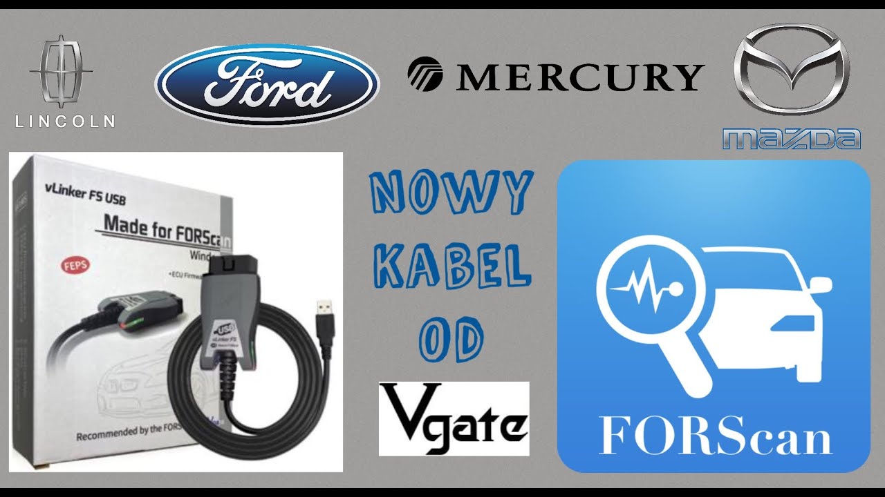 Nowy Kabel/Interface od Vgate rekomendowany przez FORScan - recenzja - Ford, Mazda, Lincoln, Mercury
