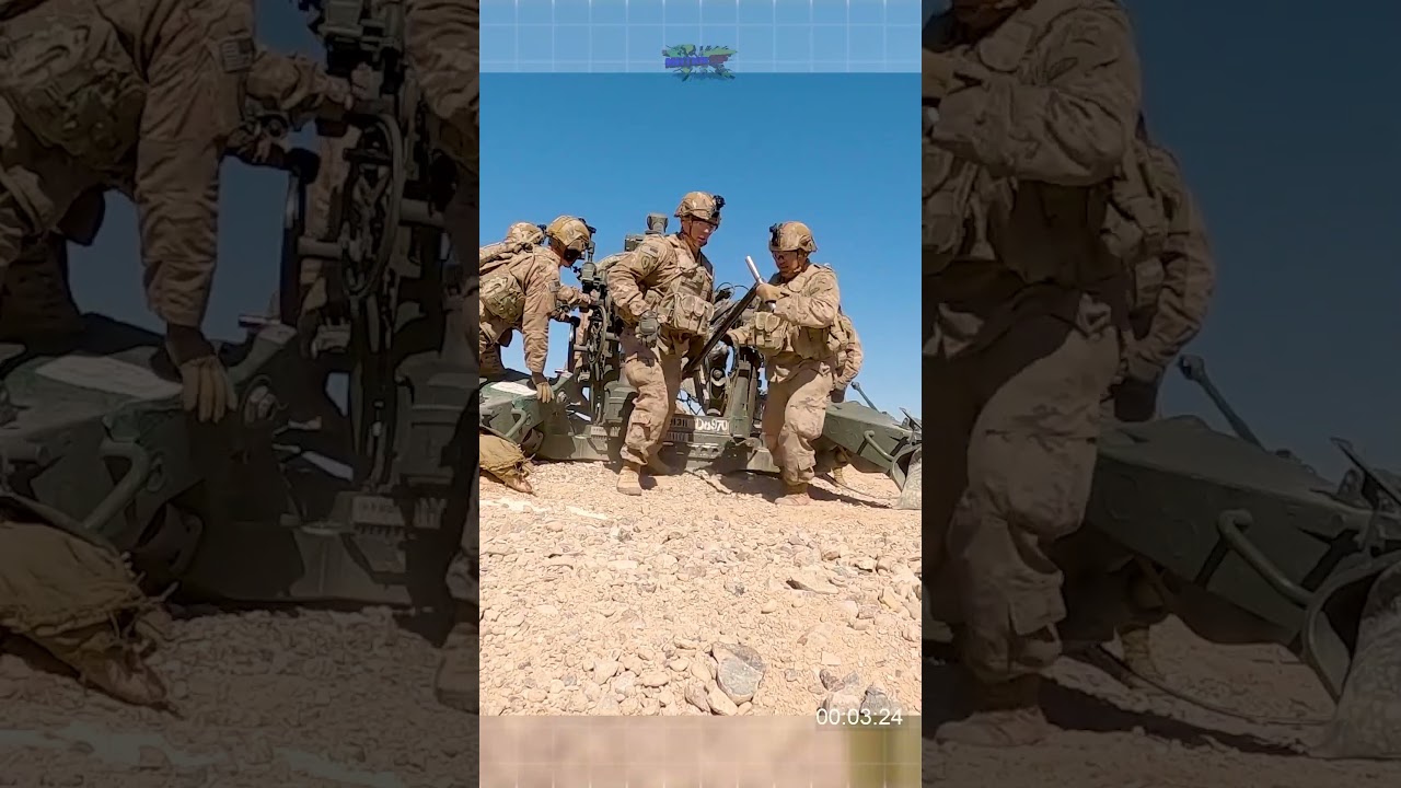 U.S. Soldiers from Artillery Regiment conduct M777 Howitzer Artillery Live-Fire Exercise