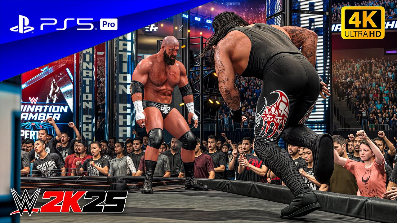 WWE 2K25 - The Greatest Elimination Chamber Match Of All Time | PS5 Pro [4K60]