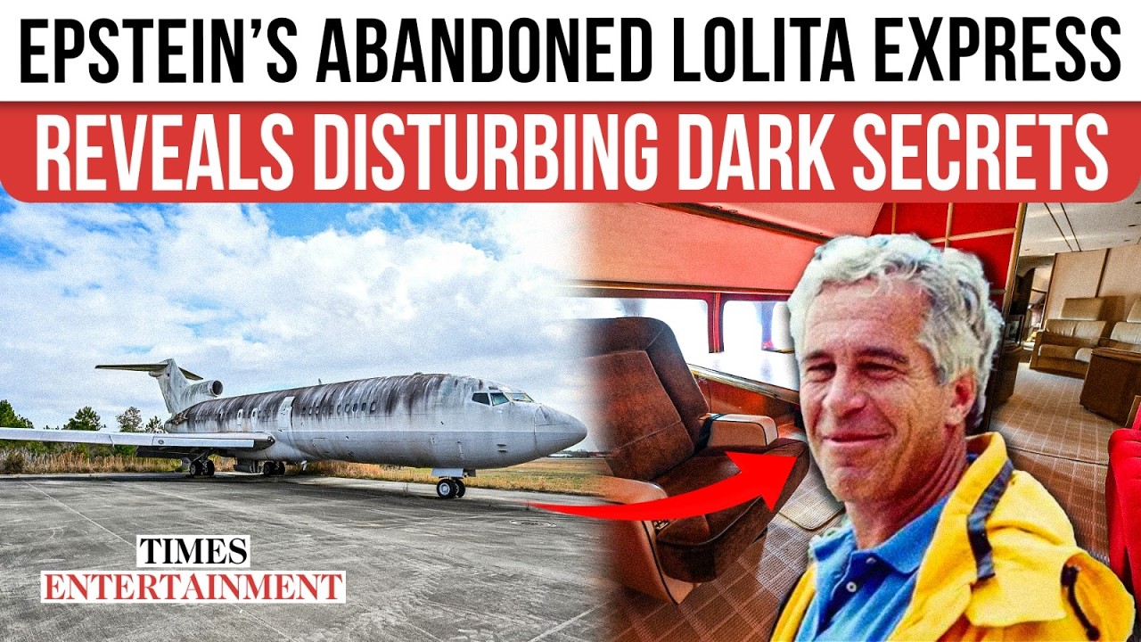 Epstein&rsquo;s &lsquo;Lolita Express&rsquo; Found Rotting With Disturbing Items Inside, Photos Reveal | WATCH