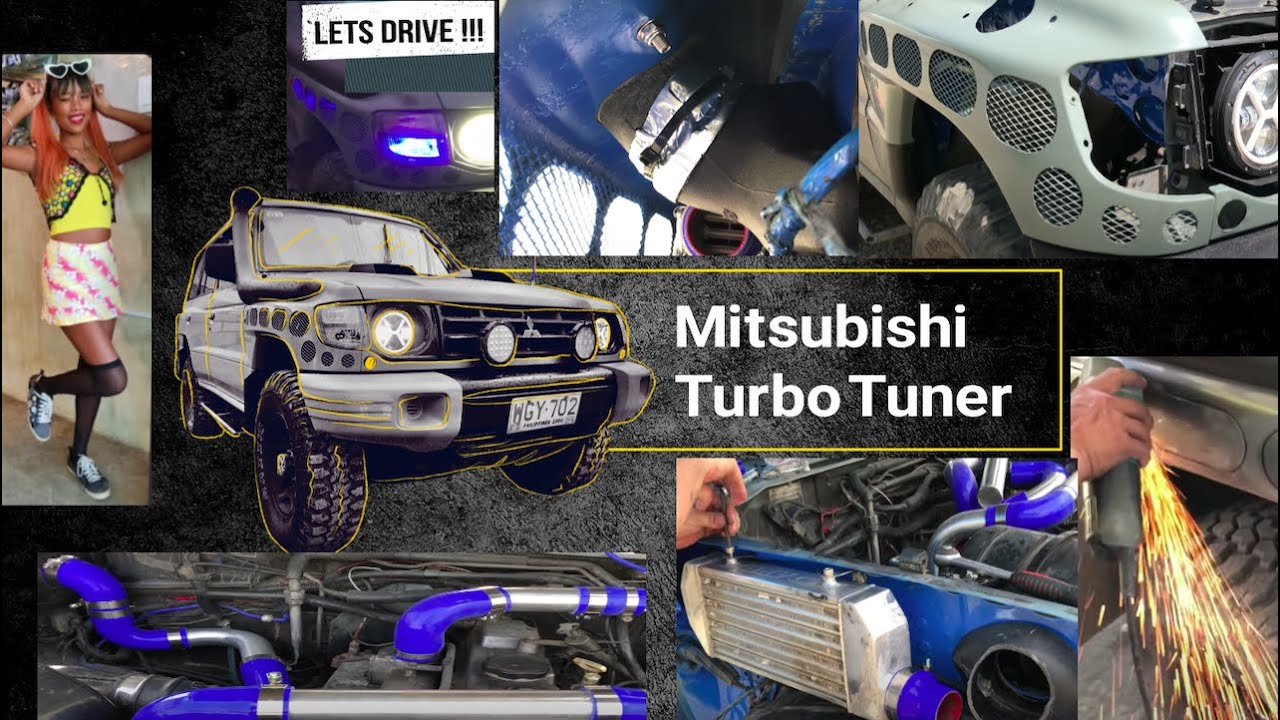 HOW TO: TURBO DIESEL TWIN / DUAL INTERCOOLER INSTALL! NEVER GUESS WHERE! MITSUBISHI PAJERO 4M40 4D56