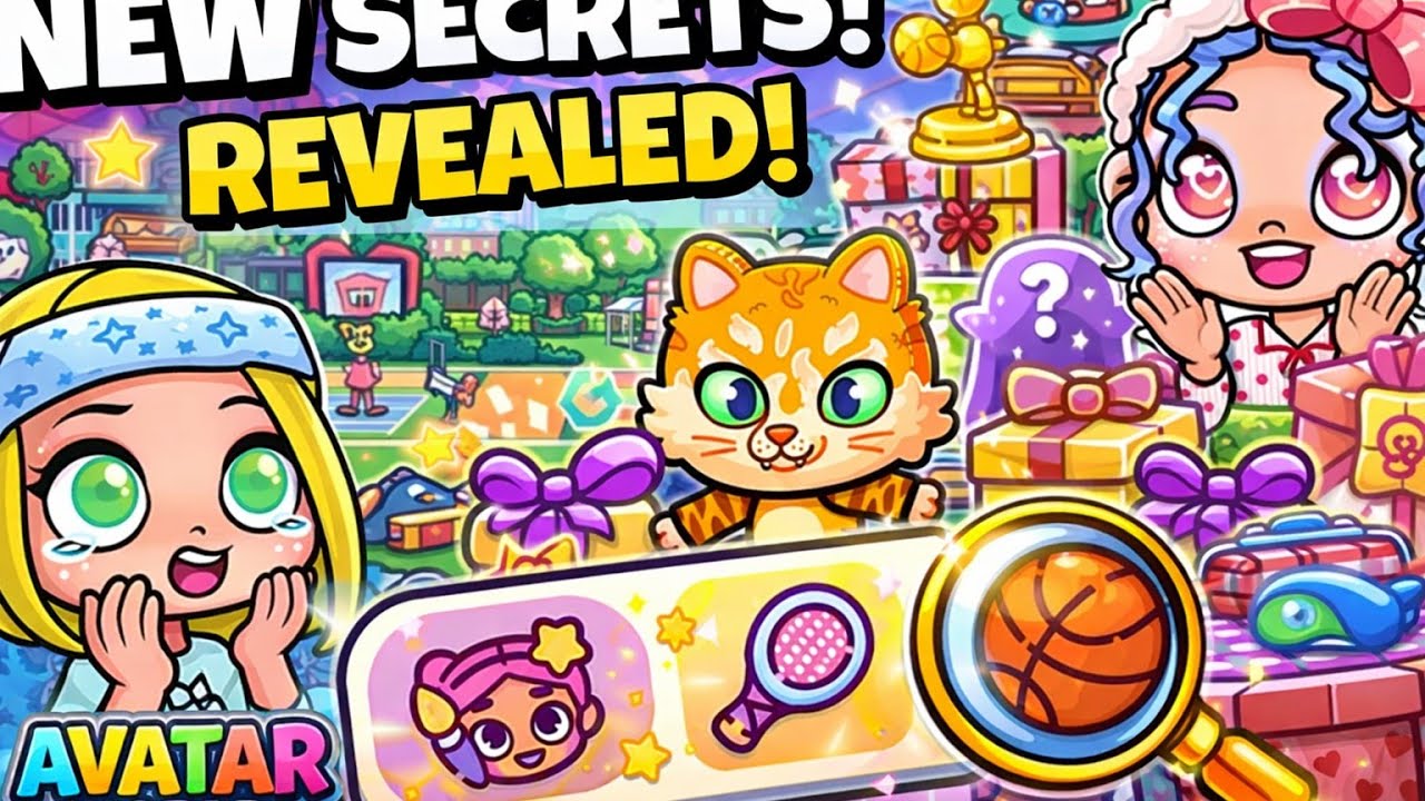 All the secrets of the tennis court and basketball, Avatar world.