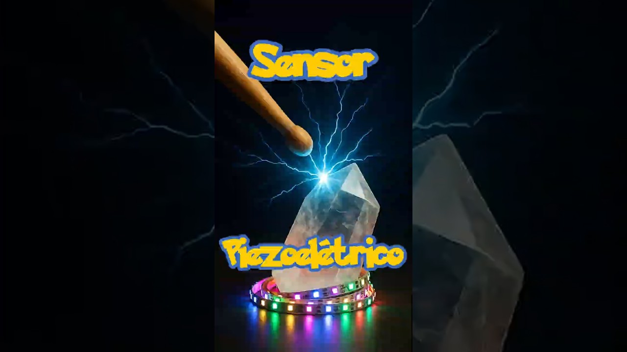 Sensor Piezo e Efeito Piezoelétrico. Como fiz uma Bateria Gamer com LEDs 