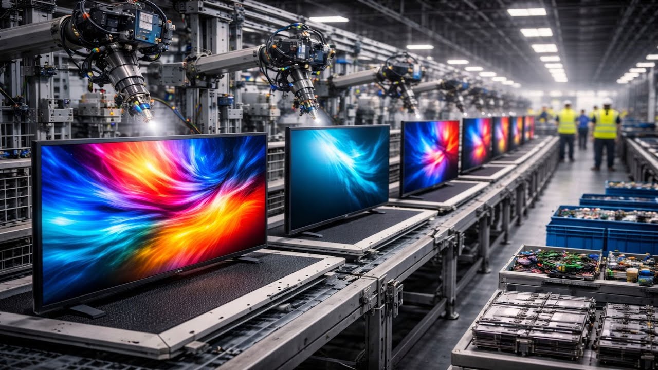 Every Step of TV Manufacturing Explained in One Video