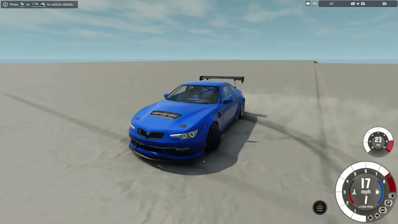 Most destruction to car wins!