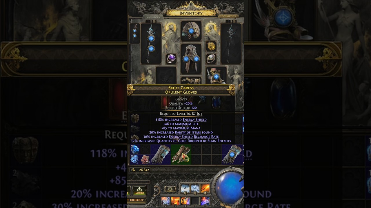 Crafting Gold Farming Gloves #pathofexile2 #poe2 #gold #farming #craft #gaming #shorts