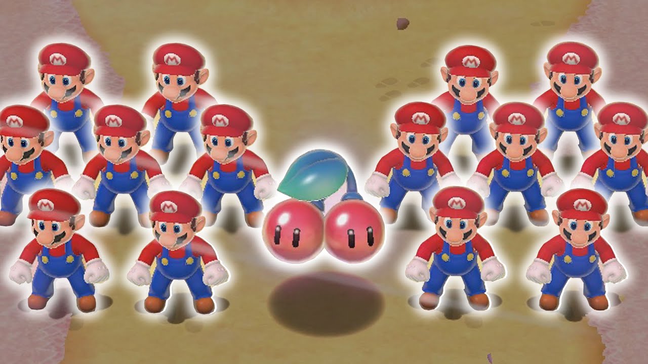 What is the Maximum Amount of Double Cherry Clones in Super Mario 3D World?