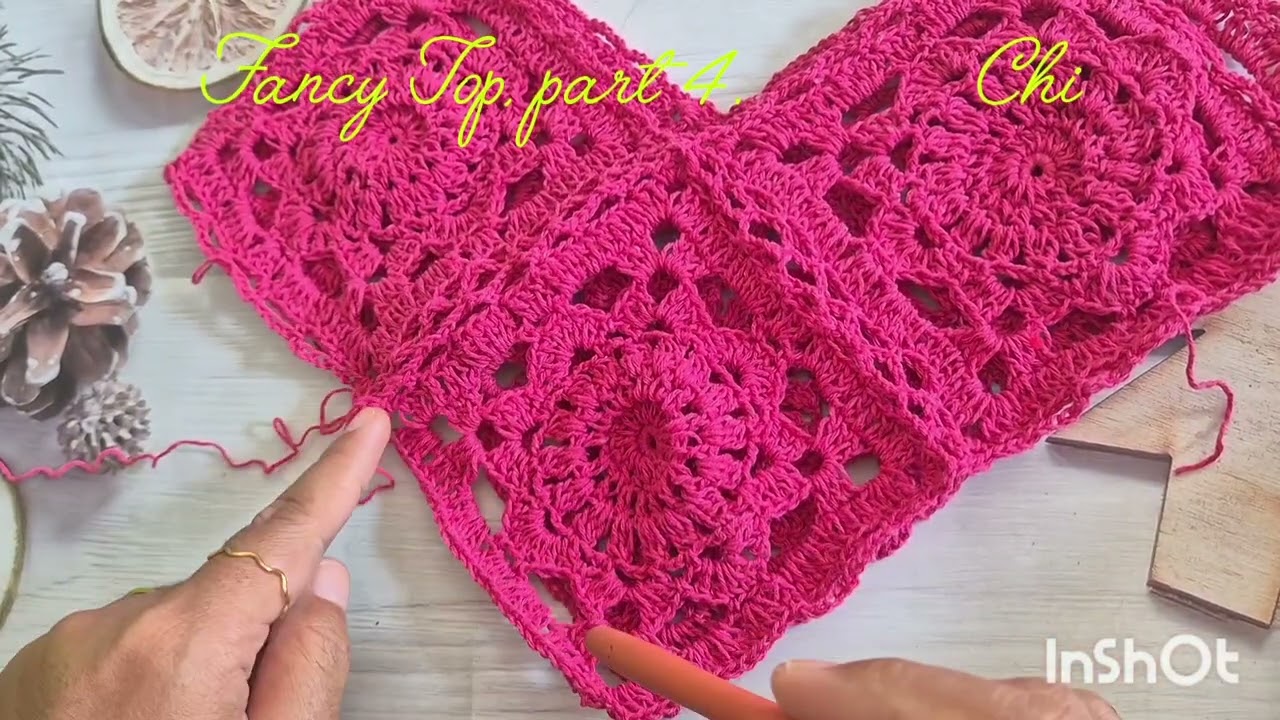 Fancy Top, part 4.      created by #chi #handmade 