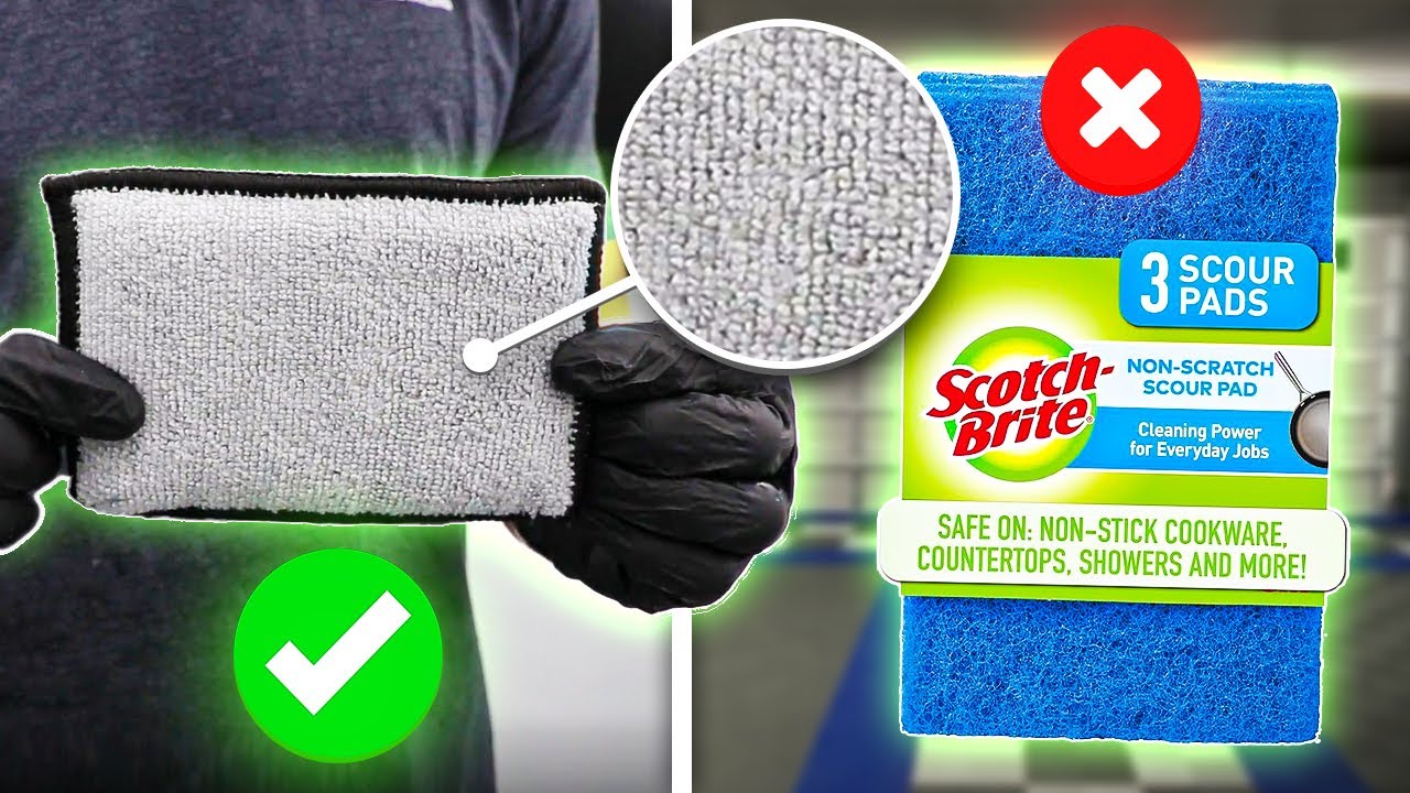 New Detailing Scrub Pad vs. My 10+ Year Old Favorite