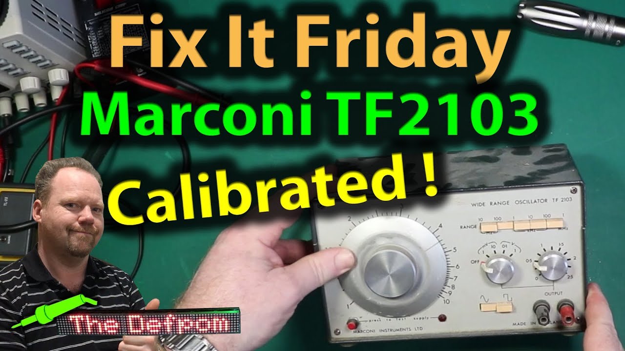 🔴 #502 Marconi TF2103 Wide Range Oscillator Calibration