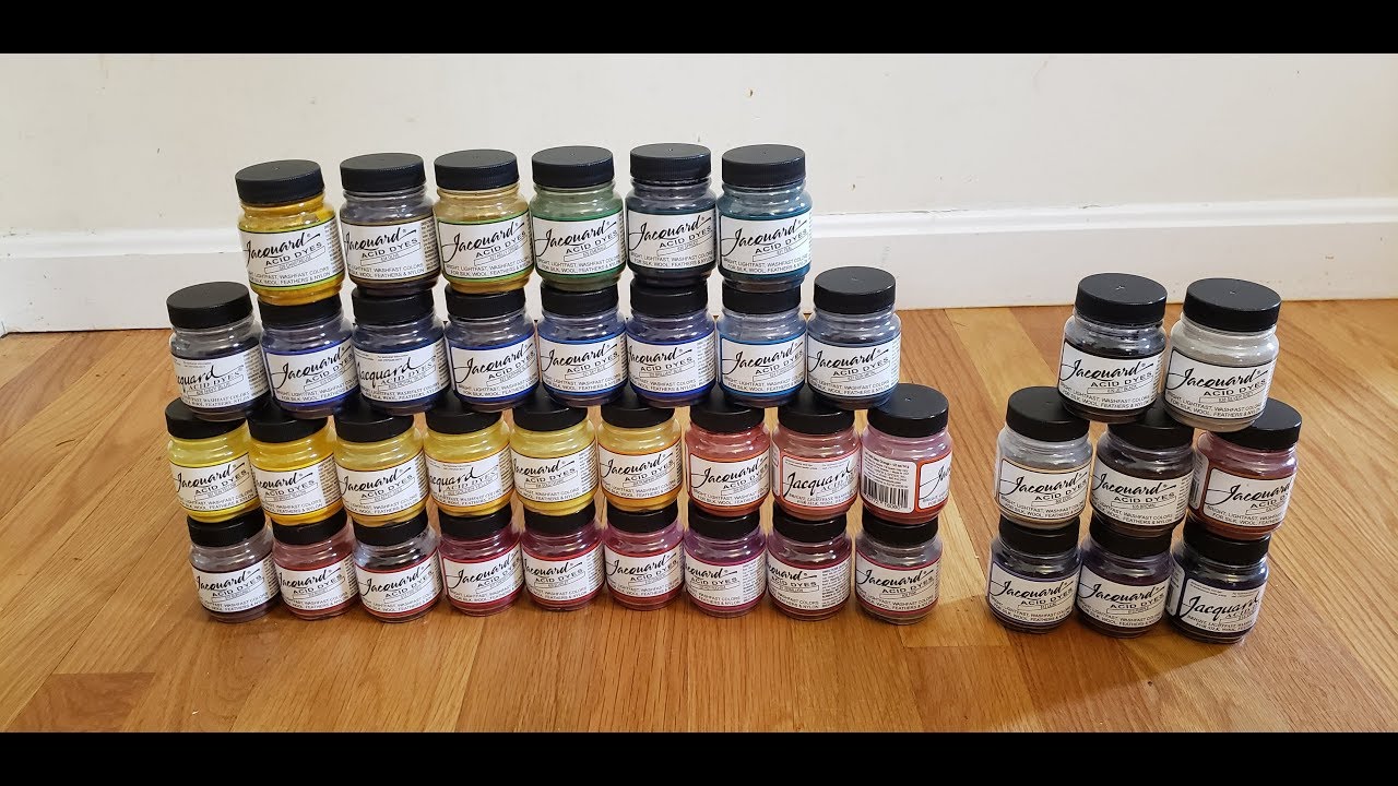 Swatching all 40 Jacquard Acid Dye Colors, LIVE!