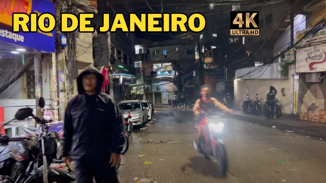 THE STREET DOESN’T LIE – NIGHT IN RIO DE JANEIRO 【4K】