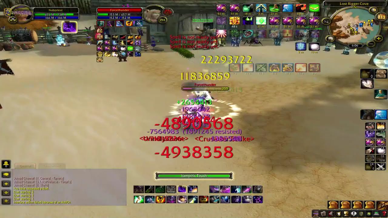 Unlimited WoW Duel - Priest vs Paladin