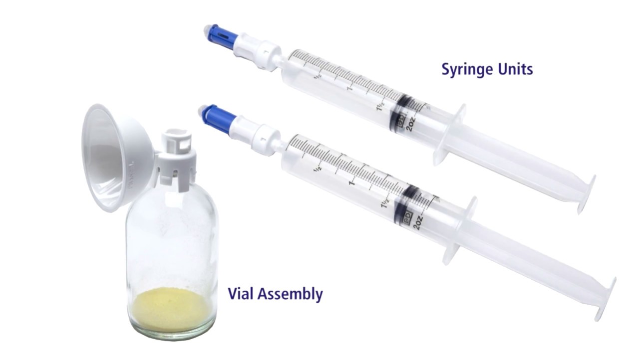 highlights for Engaging and disengaging the injector for IV cytotoxic preparations