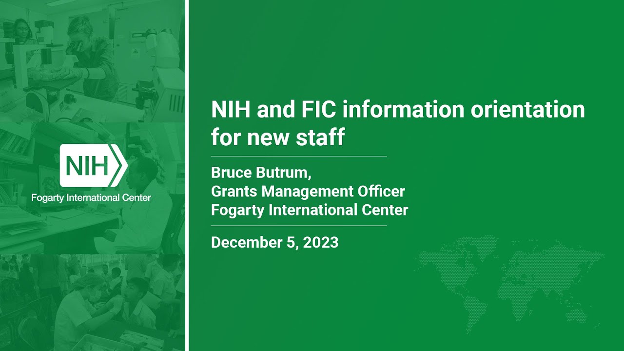 Introduction to NIH and Fogarty extramural grants