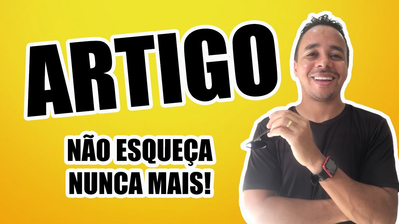 ARTIGO - NÃO ESQUEÇA NUNCA MAIS!