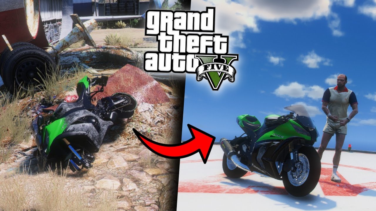 Gua Menemukan Motor BALAP Rongsok Paling KENCANG di GTA 5! (Mod)