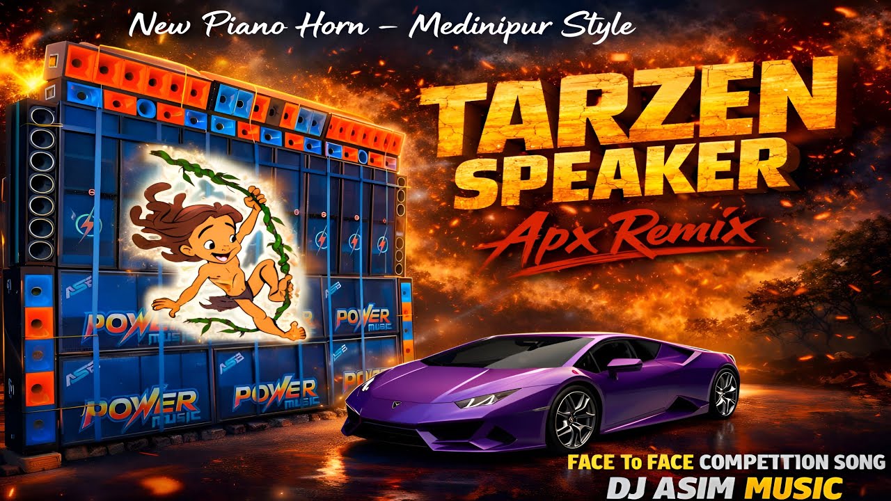 Tarzen Speaker Check 🔥 2026 | 1 Step Long Humming Bass | Power Music SPL | DJ APX Remix