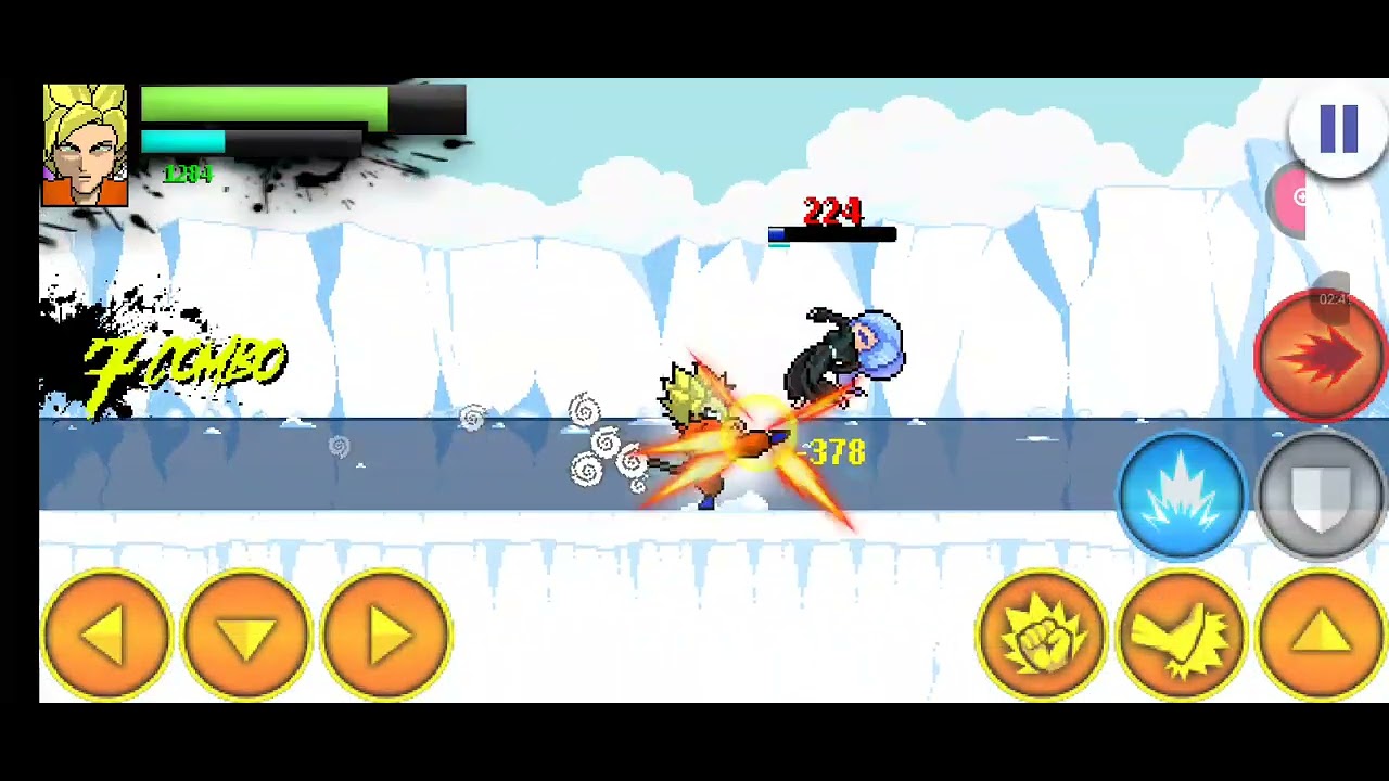 Testando o goku no WOTU (Warrios of the universe)