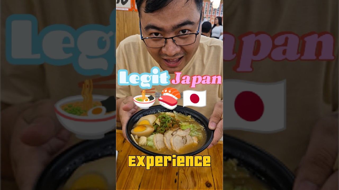 Legit Japanese Food Experience 🍜🍣🇯🇵
