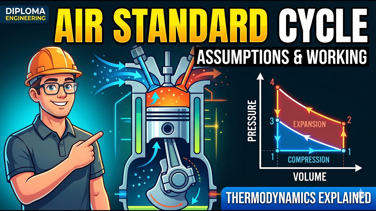 Air Standard Cycle | Assumptions & Working| Thermodynamics Explained for Diploma Engineering