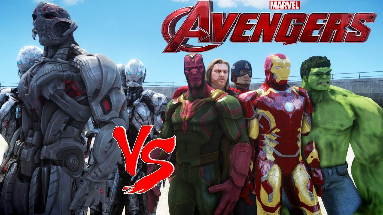 THE AVENGERS VS ULTRON - EPIC BATTLE