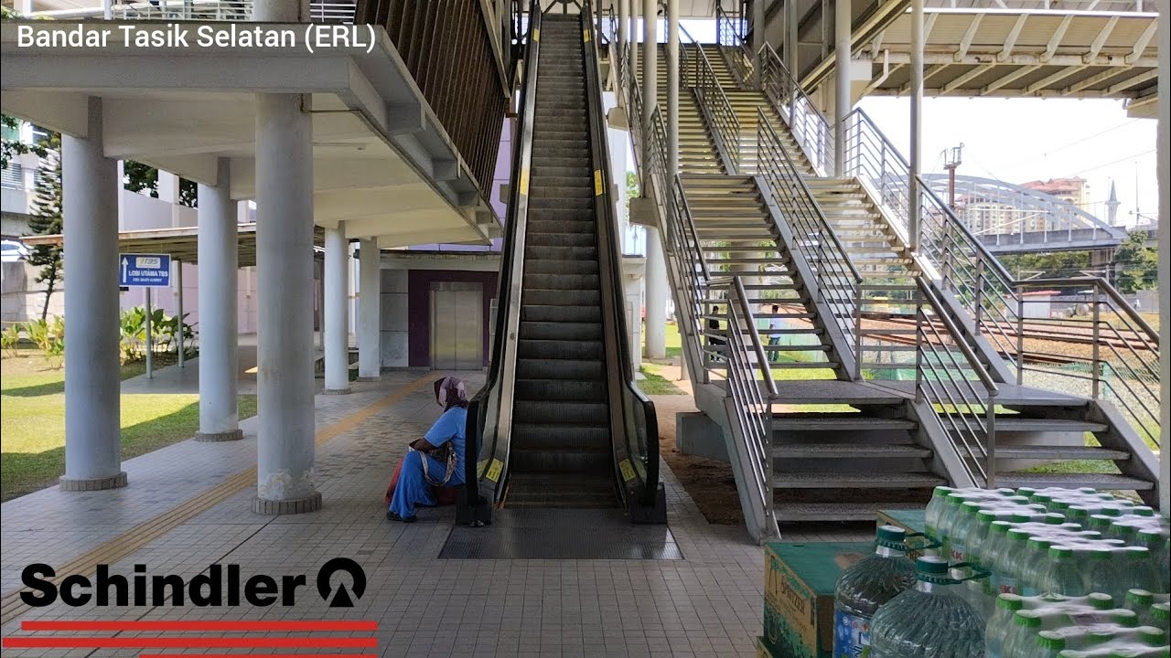 Schindler Escalator and Thyseen Elevator (replaced by Dover) at Bandar Tasik Selatan Station [ERL]