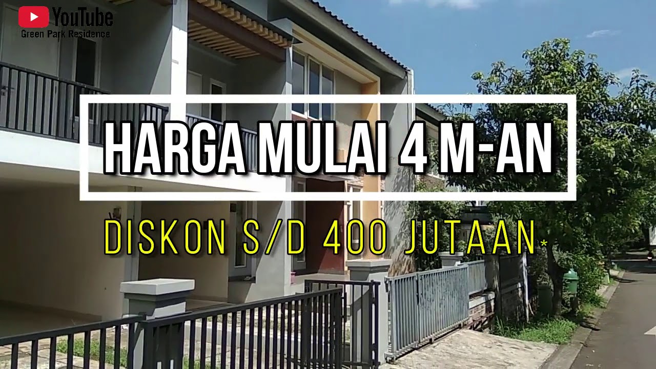 200 M DEKAT KOLAM RENANG !! GARDENIA di GREEN PARK RESIDENCE - JATIWARNA