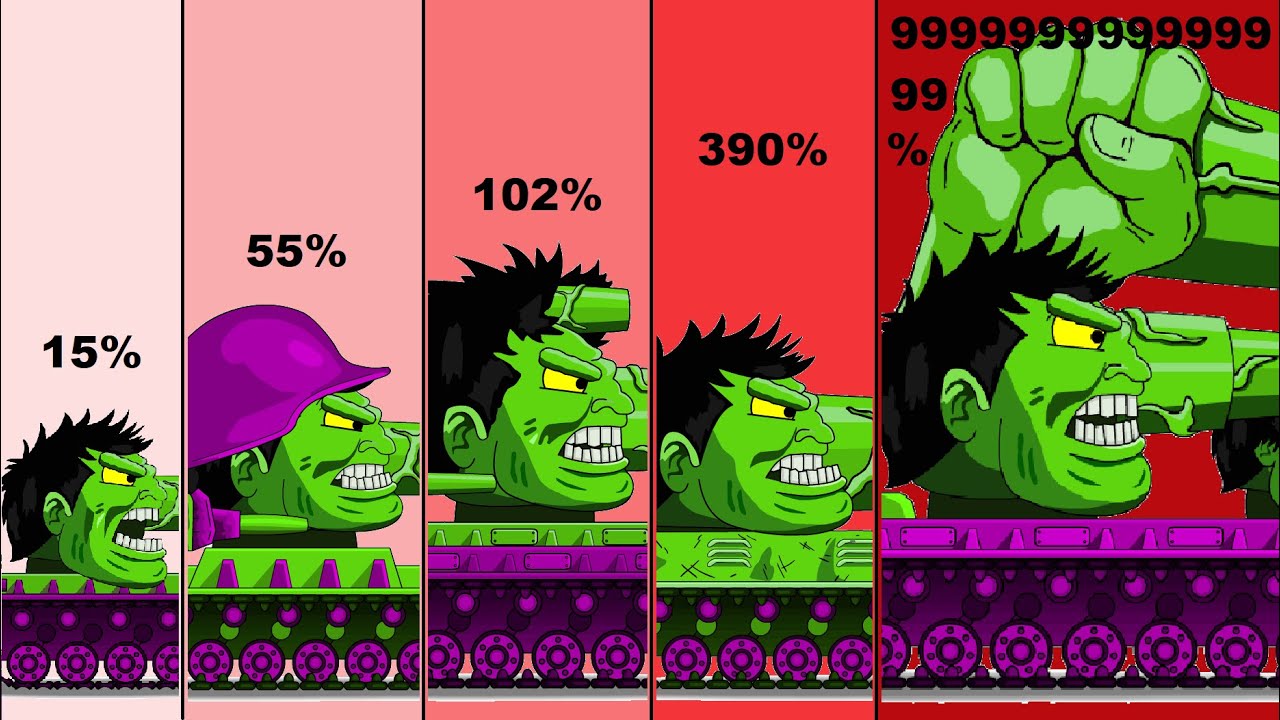ЭВОЛЮЦИЯ ТАНКА HULK - Мультики про танки