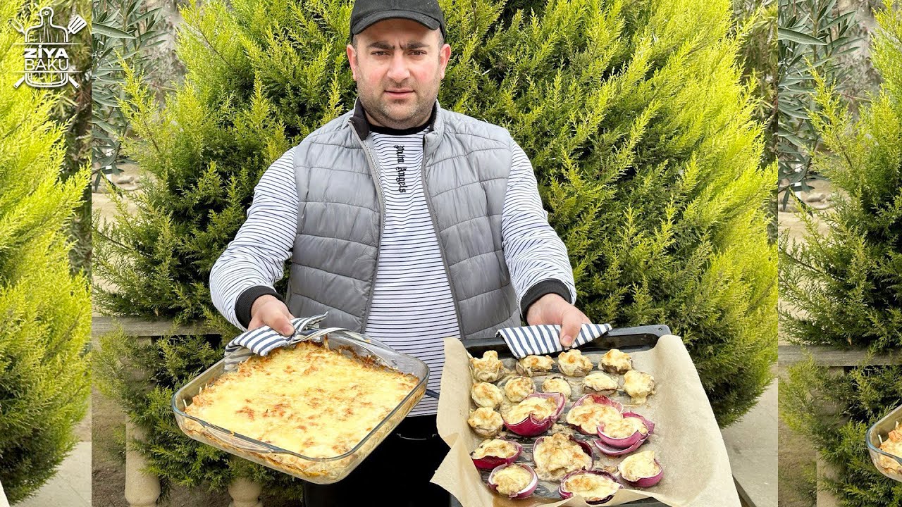 Fransız mətbəxinə aid ləzzətli Julyen hazırlanması