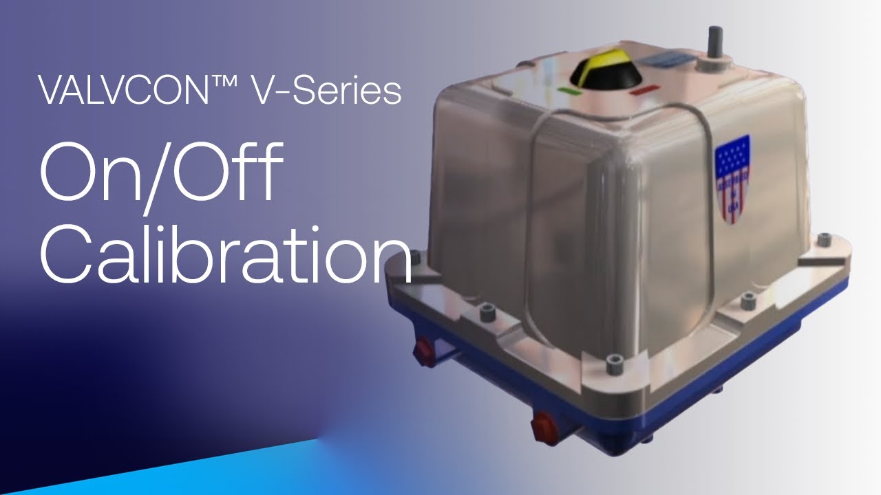 Neles VALVCON™ V-Series electric actuator: On/Off Calibration