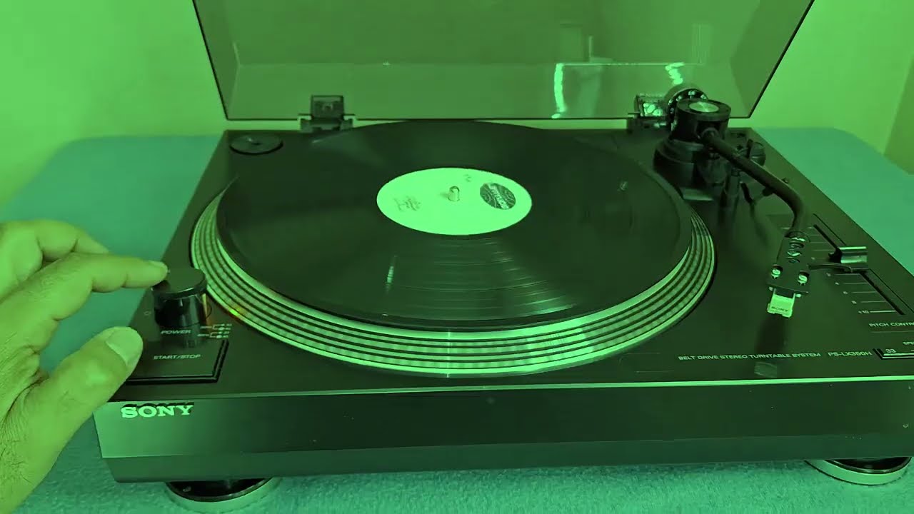 Sony PS LX350H Turntable Basic Setup and Testing