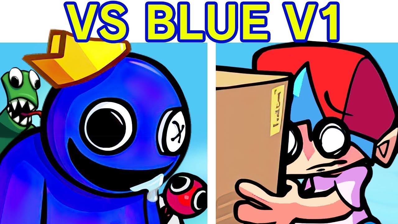 Friday Night Funkin' VS Blue V1 - Rainbow Friends (Roblox Rainbow Friends Chapter 1) (FNF Mod/Hard)