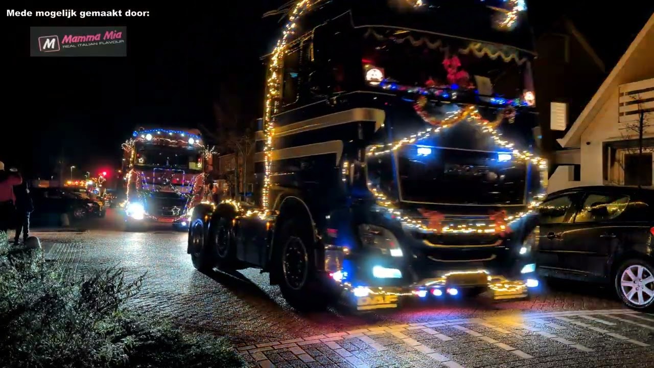 Verlichte KerstTrucks Vianen 2024