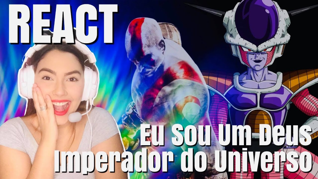 REACT - RAP DO FREEZA E RAP DO KRATOS - 7 MINUTOZ